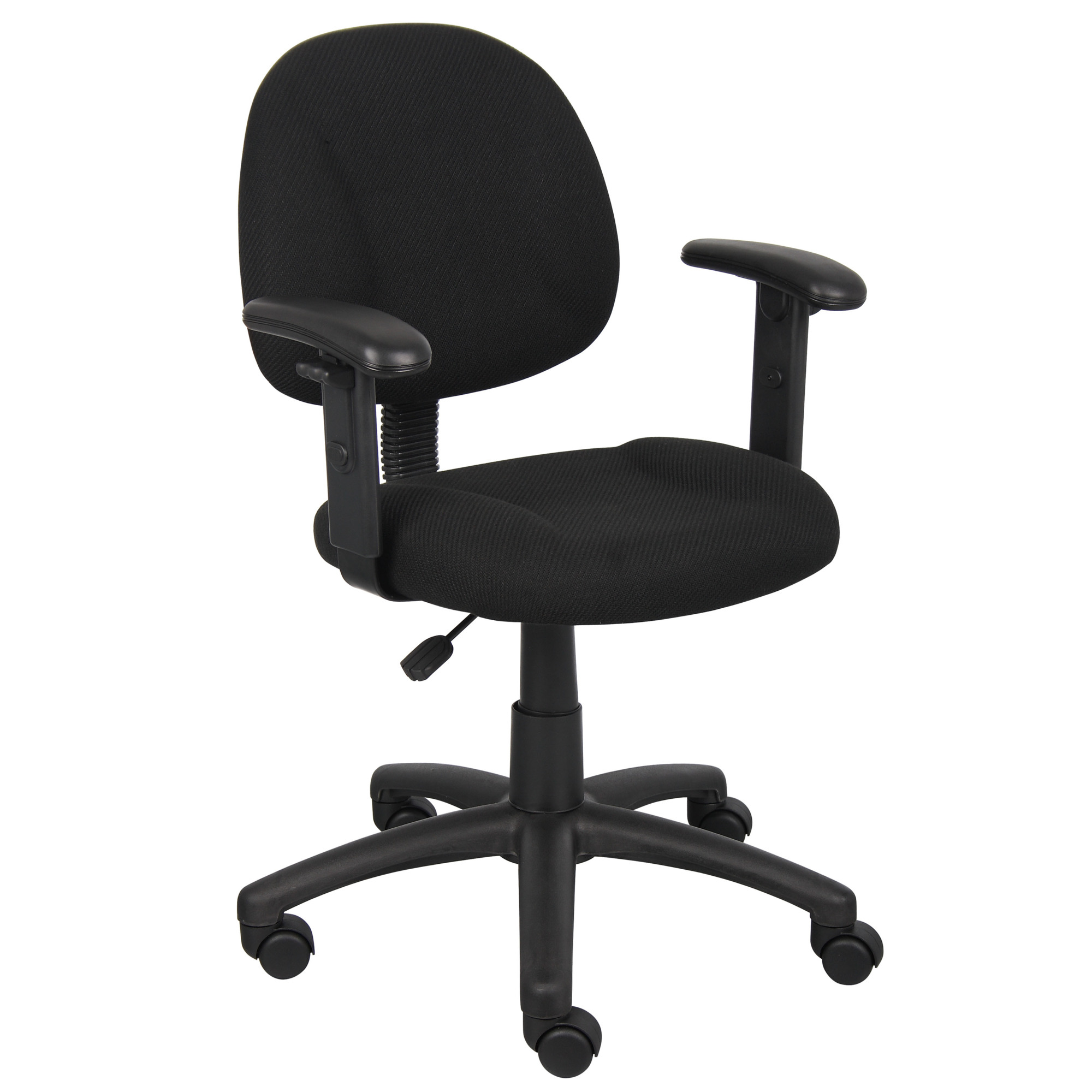 Norstar BOSS, Black Deluxe Posture Chair W/ Adjustable Arms, Included (qty.) 1 Model# B316-BK
